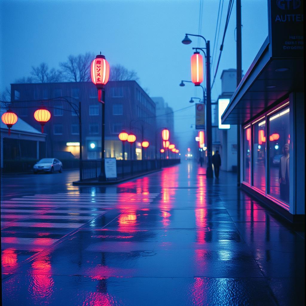 雨音の中で